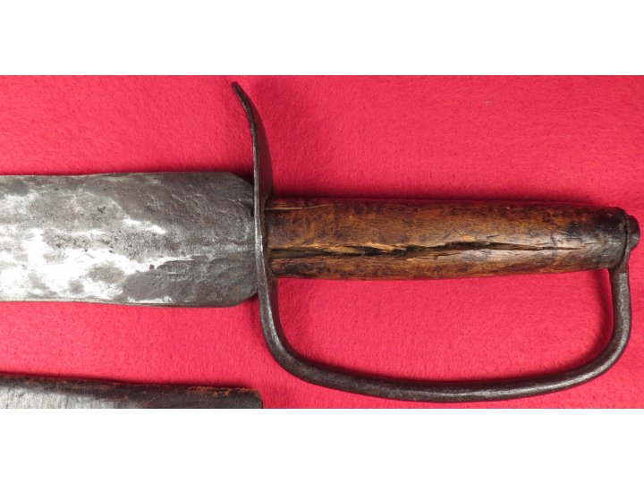 Confederate “D” Guard Bowie Knife with Scabbard